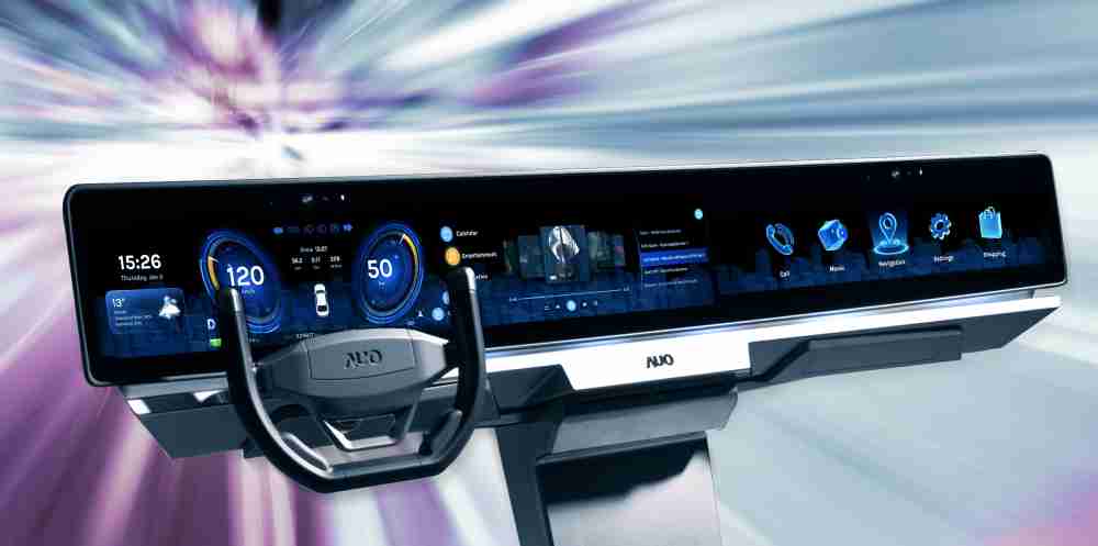 至成国际开拓前瞻显示技术创新应用，，，，结合优异整合设计能力，，开发智能车载FIDM Plus一体化显示方案，，，，让驾驶操作与车内娱乐体验再进化