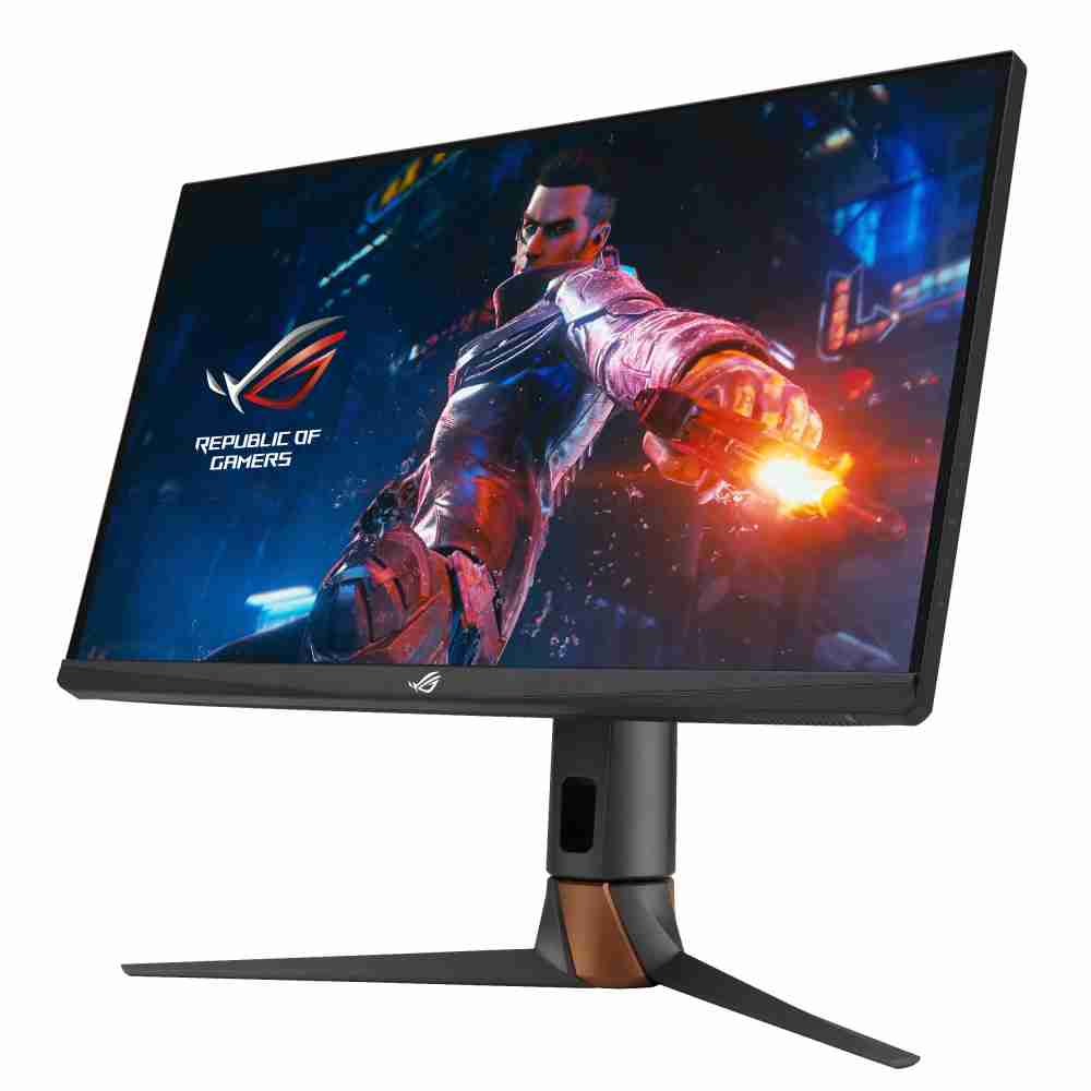 华硕ASUS ROG Swift 360Hz PG27AQN，，，，采用至成国际全新可支持ULMB2技术的高阶电竞显示器，，为电竞玩家打造突破以往的急速游戏体验。。（图片来源：ASUS提供）